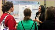 Dr. Rios-Avila presents her poster at Experimental Biology 2016